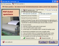 Screenshot von PDF-Sicherheit 1.0 - PDF verschl�sseln.